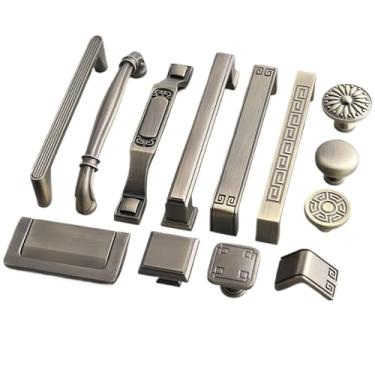 Imagem de Gaveta estante armário de vinho porta do armário puxa antigo liga de zinco móveis cozinha gaveta alças dresse botões, 8201 64mm