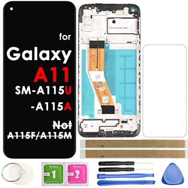Imagem de Substituição de tela LCD Touch Display digitalizador para Samsung Galaxy A11 A115u A115a 6,4 polegadas versão EUA 159,5 mm (não para A115f A115m)