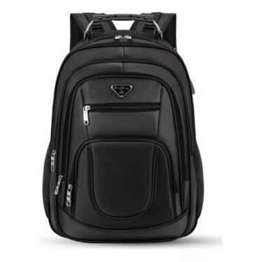 Imagem de Mochila Ronchang Executiva Impermeável Notebook Masculina Couro Pro - 