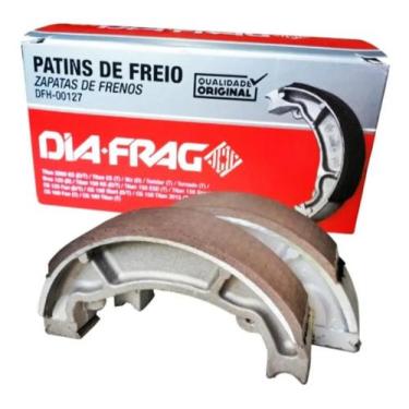 Imagem de Lona De Freio Da Fan 125 Ano 2005/2006/2007/2008/2009/2010 - Diafrag