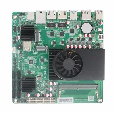 Imagem de HKUXZR 1 placa mãe Intel N150 NAS 10G 2*i226-V 2.5G 3LAN Intel N150 NAS 6 baias 6*SATA3.0 2*M.2 NVMe 1*DDR5 Soft Router ITX Mainboard (N100 10GB NAS)