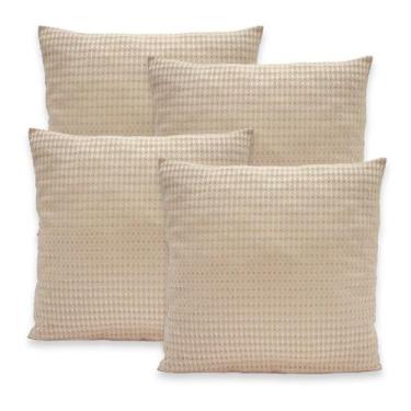 Imagem de Kit 4 Capas de Almofadas Favinho 40x40 C/ Zíper PIQUET Estampadas - Be