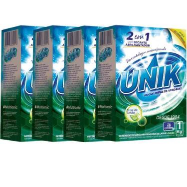 Imagem de Kit Detergente Para Máquina De Lavar Louças Unik 4kg