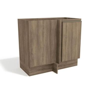 Imagem de Módulo Cozinha Kappesberg Maxxi Balcão Canto Reto G748 1 Porta s/ Tamp