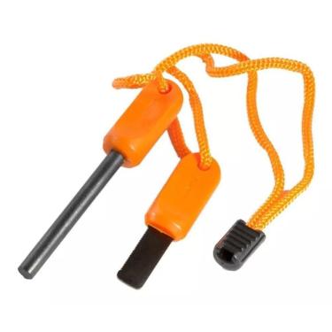 Imagem de Kit Com 2 Pederneira De Magnésio Fogo Sobrevivência Camping