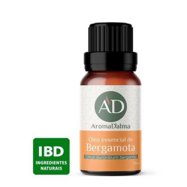 Imagem de Óleo Essencial De Bergamota 100% Puro - 10ml - Ideal Para Difusor, Aro