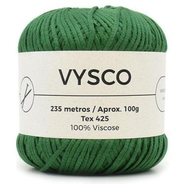 Imagem de Linha Vysco 100g - 100% Viscose - Escola de artes manuais, VERDE FLORE