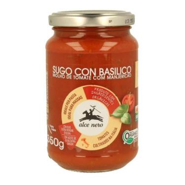 Imagem de Molho de Tomate Alce Nero Manjericão Orgânico 350g
