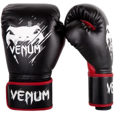 Imagem de Venum Luvas de boxe Contender Kids – Preto/Vermelho – 113 g, 113 g
