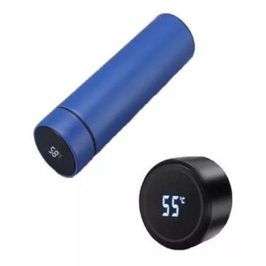 Imagem de Garrafa Térmica Inteligente AÇO Sensor Display Digital AZUL - SWEET HO