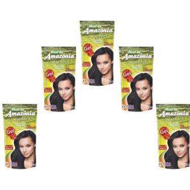 Imagem de Hene em gel amazonia 180gr pouch preto forte (preto azulado) - DIVINA 