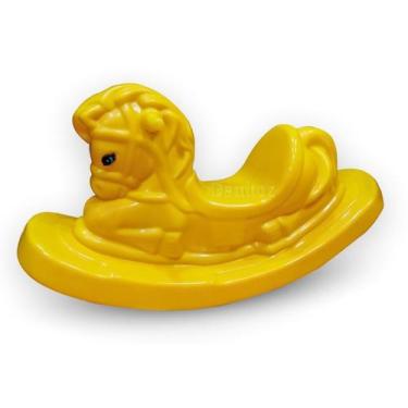 Imagem de Gangorra Infantil Cavalinho Amarela - MUTIPLASTIC