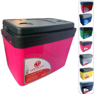 Imagem de Caixa térmica Cooler 30L Alça Tampa bandeja Floripa Unitermi Cerveja Á
