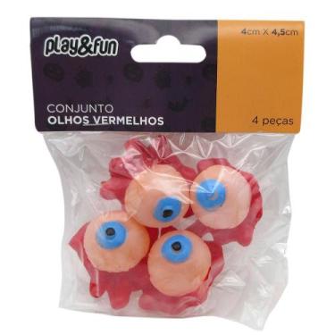 Imagem de Conjunto 4 Olhos Vermelhos Halloween Play&Fun