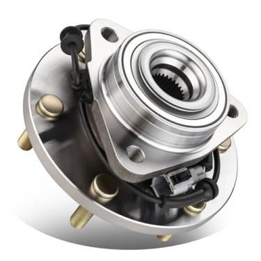 Imagem de DNA MOTORING Conjunto do cubo do rolamento da roda dianteira compatível com 08-10 QX56 / 08-12 Armada / 08-12 Titan, OEM-WHA-0237, 40202-ZR40A, 40202-ZR40B, 40202-ZR00B