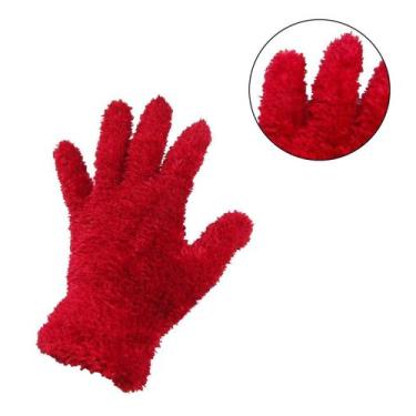 Imagem de Luva Feminina Adulto E Lã Pelinho Inverno - Importada - RPires, Vermel