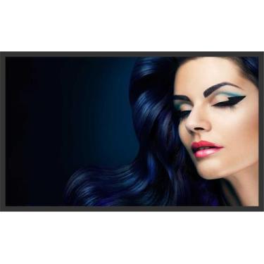 Imagem de Quadro Decorativo Maquiagem Salão De Beleza Fashion Hair Com Moldura 1