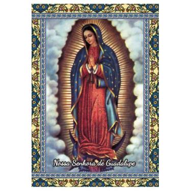 Imagem de 100 Santinhos N S Nossa Senhora de Guadalupe (oração no verso) - 7x10 