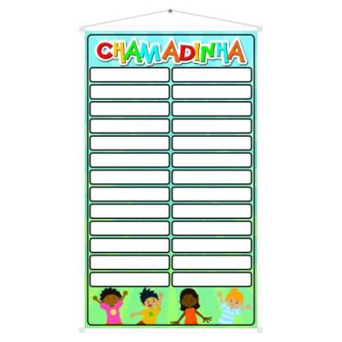 Imagem de Banner Pedagógico Chamadinha Nomes Alunos Infantil Didático - OC SHOP