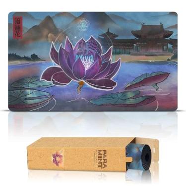 Imagem de Paramint Dark Lotus (Stitched) - MTG Playmat - Compatible with Magic The Gathering Playmat - Play MTG, YuGiOh, TCG - Original Play Mat Art Designs & Accessories