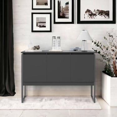 Imagem de Buffet Elegante Com 3 Portas Turim Preto Onix