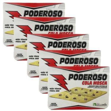 Imagem de Kit 5un Mata Moscas Armadilha Isca Kelldrin Poderoso