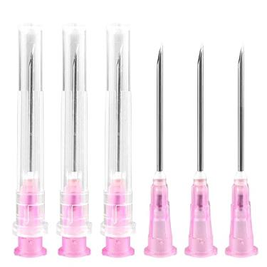 Imagem de jiayoushot 100Pack -18Ga 1 Polegada(25 Mm) Agulha Dispensadora, Pacote Individual de Acessórios para Seringa de Injeção com Luer Lock, Adequado para Reabastecimento de Líquidos, Tintas, Gado e Indústr