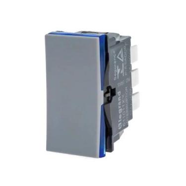 Imagem de Interruptor paralelo 10a 250v cinza 611011cz pial plus  + - LEGRAND