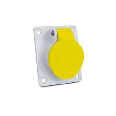 Imagem de Kit 2 Tomada De Embutir 2P+T 32a 100/130v N3244 Steck, AMARELO
