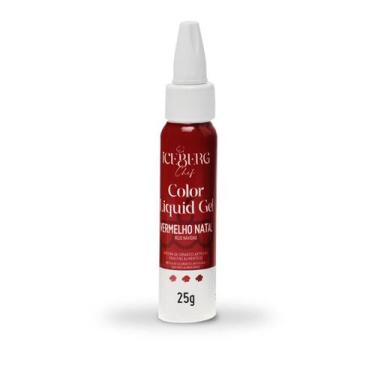 Imagem de Corante Vermelho Natal Liquid Gel 25g Iceberg Chef Original