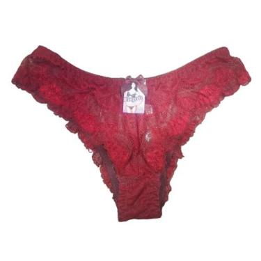 Imagem de Calcinhas  de Renda Sexy  Lingerie Luxo - J&V Moda Intima, Vermelho, G
