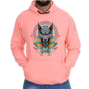 Imagem de Blusa Moletom Canguru masculino Danubis - Elite, Laranja neon, M