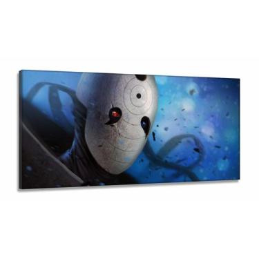 Imagem de Quadro Decorativo Naruto - Uchiha Obito - Tela em Tecido Canvas 130x60
