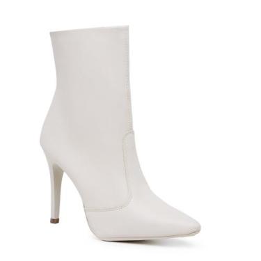 Imagem de Bota Feminina Coturno Salto Alto Fino Cano Curto Blogueira Oferta - Tk