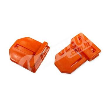 Imagem de Conjunto de Fecho Tic-Tac de Plástico c/ 10 kits - Sem Marca, Rosa Beb