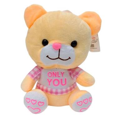 Imagem de Urso Pelúcia Romântico Fofinho Only You Rosa Azul 20cm - SS, Rosa