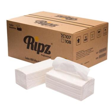 Imagem de Toalha Interfolha RIPZ 22x20 Folha Simples 4800fls 24G