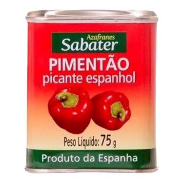 Imagem de Páprica Pimentão Picante Espanhol Sabater - 75g