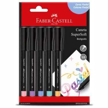 Imagem de Caneta SuperSoft Pen 1 Ponta Media Faber Castell Cor Pastel - Faber-Ca