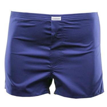 Imagem de Cueca Samba Canção Candisani Tricoline Tamanho Especial - 1240, Marinh