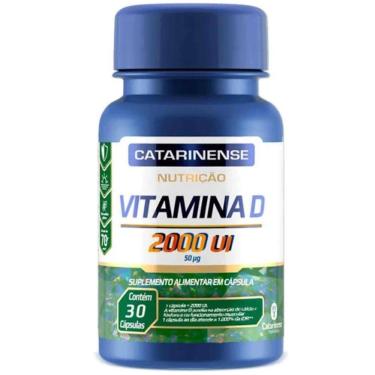Imagem de Vitamina D 2.000ui Catarinense 30 Capsulas - Catarinense Pharma