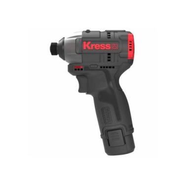 Imagem de Parafusadeira de Impacto 12v Brushless 140 Nm Kub50.2 Kress Preta, Pre