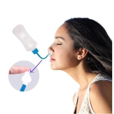 Imagem de Dispositivo Para Lavagem Nasal Com Bico de Silicone - Dispositivo Nasa