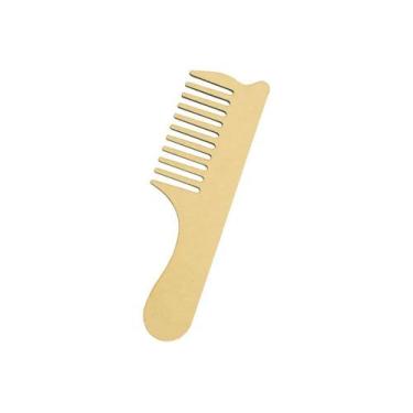 Imagem de Pente para Cabelo Modelo Tradicional 20x6 Mdf Madeira - ATACADÃO DO AR
