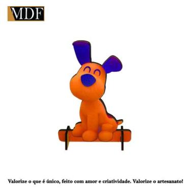 Imagem de Totens de Mesa Cachorro Pocoy 12cm Displays Aniversário Mdf Adesivado 