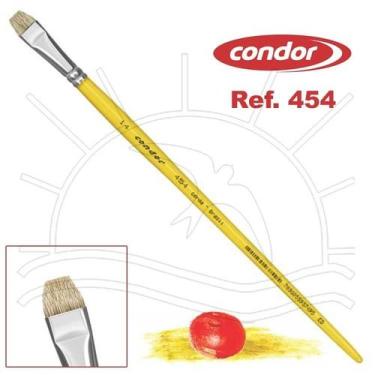 Imagem de Pincel Condor 454 - Chato Aparado e Lixado, 04