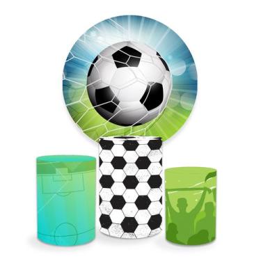 Imagem de Painel Decorativo Adulto Infantil Futebol 100% Poliéster - PRESENTE-BR