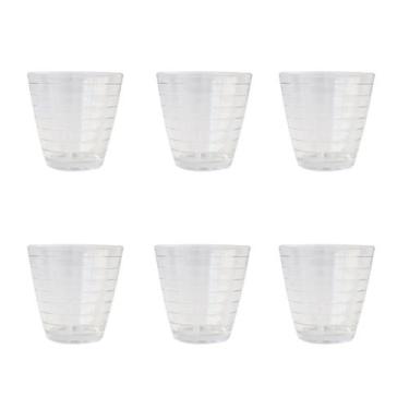 Imagem de Jogo de copo de vidro com 06 peças color dublin 250ml - EQP PRESENTES,