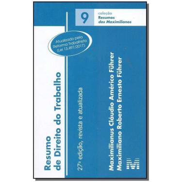 Imagem de Resumo (09) Direito do Trabalho - 27Ed/18