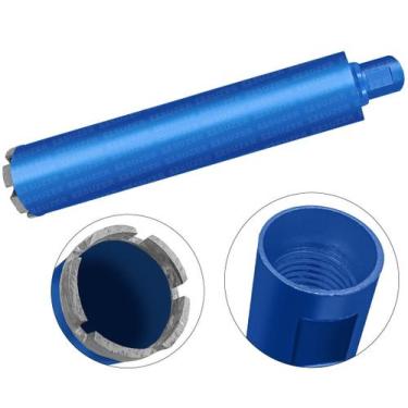 Imagem de Broca Para Perfuratriz Azul Serra Copo Coroa Diamantada 83mm X 450mm E